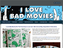 Tablet Screenshot of ilovebadmovies.com